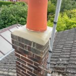 Chimney stack repair new pot flaunching West Yorkshire