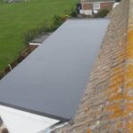 Grp fibreglass flat roof installation West Yorkshire