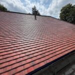 New red plain tile roof installation West Yorkshire